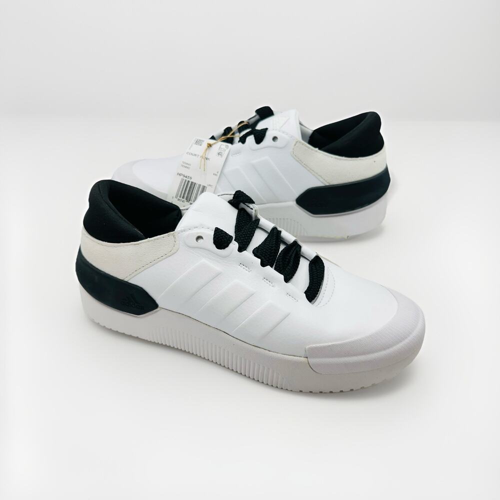 Adidas Court Funk Shoes White Black - Women's Size 7 - NWOB